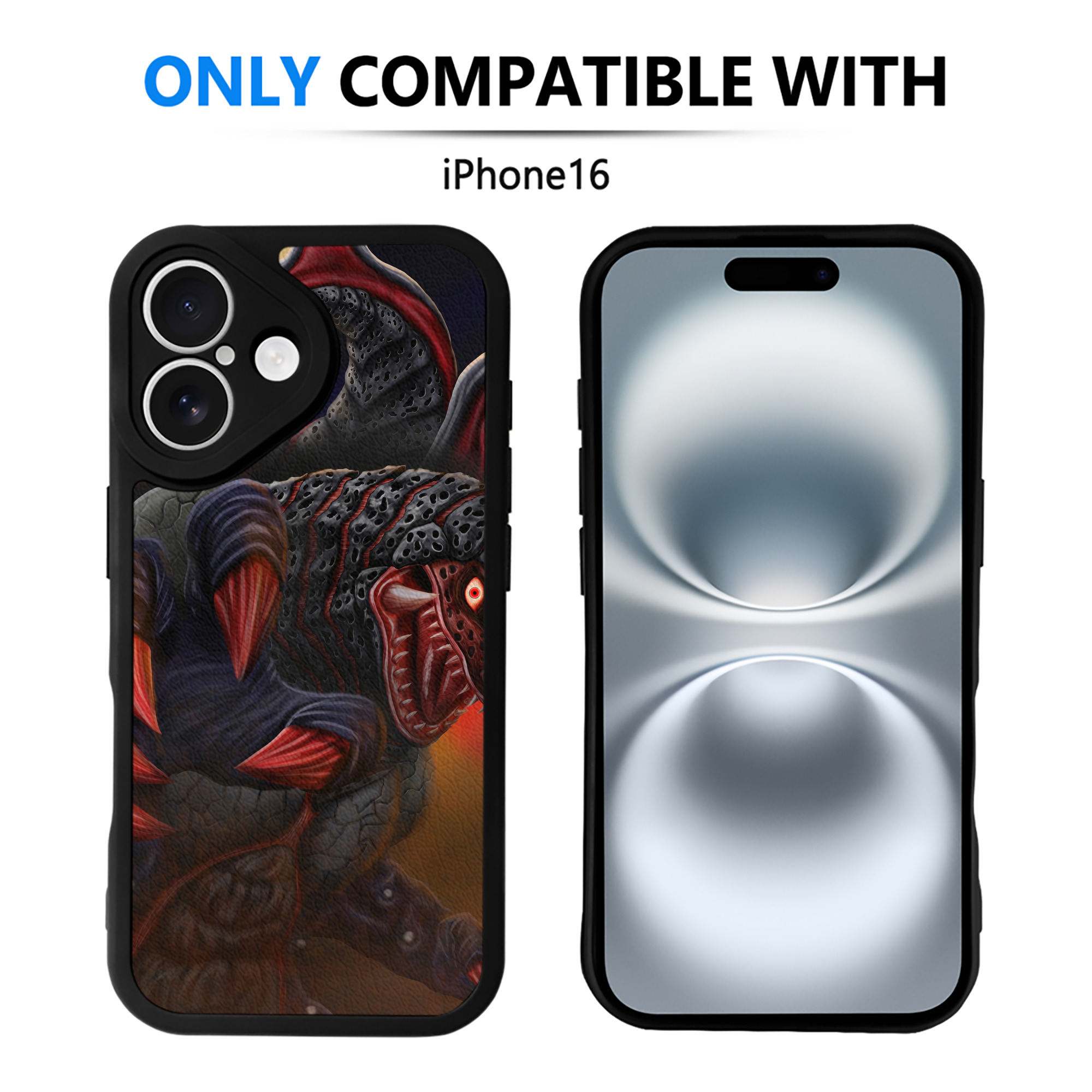（画像用） ウルトラマン Ultraman 【iPhone 16シリーズ対応】シリコンスマホケース（レザー調） 材質：シリコン
